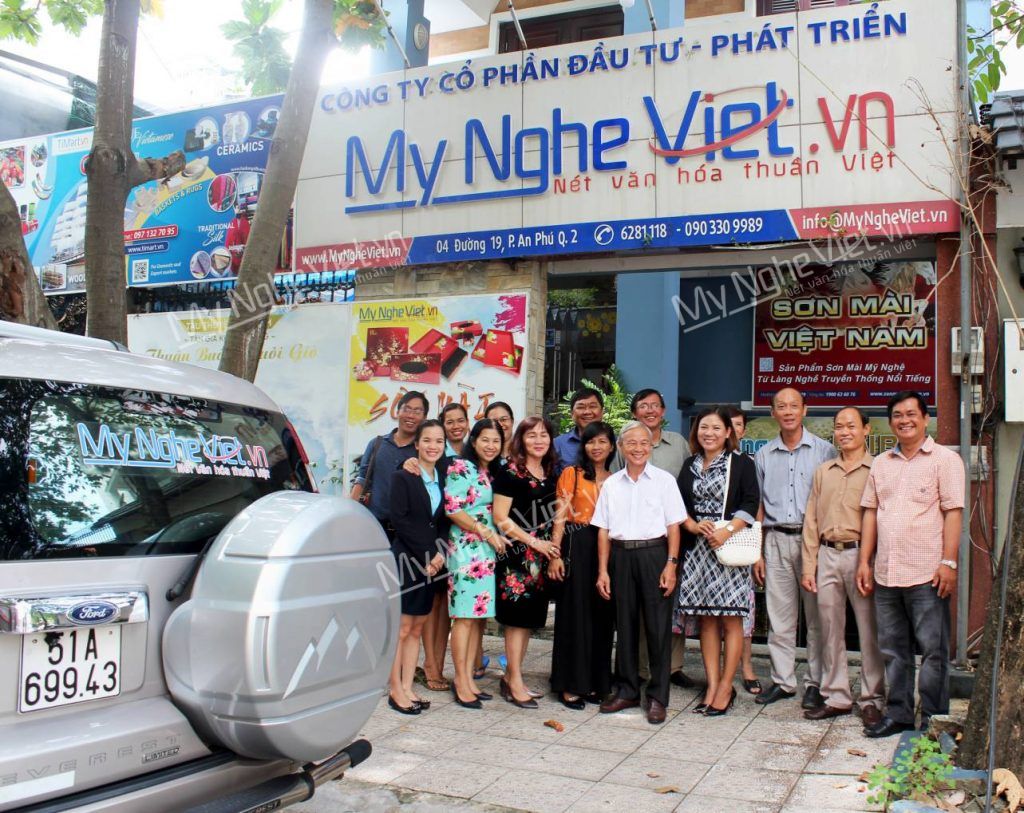 Cuộc họp thường niên của ban điều hành Hiệp hội sơn mài tại Mỹ Nghệ Việt 