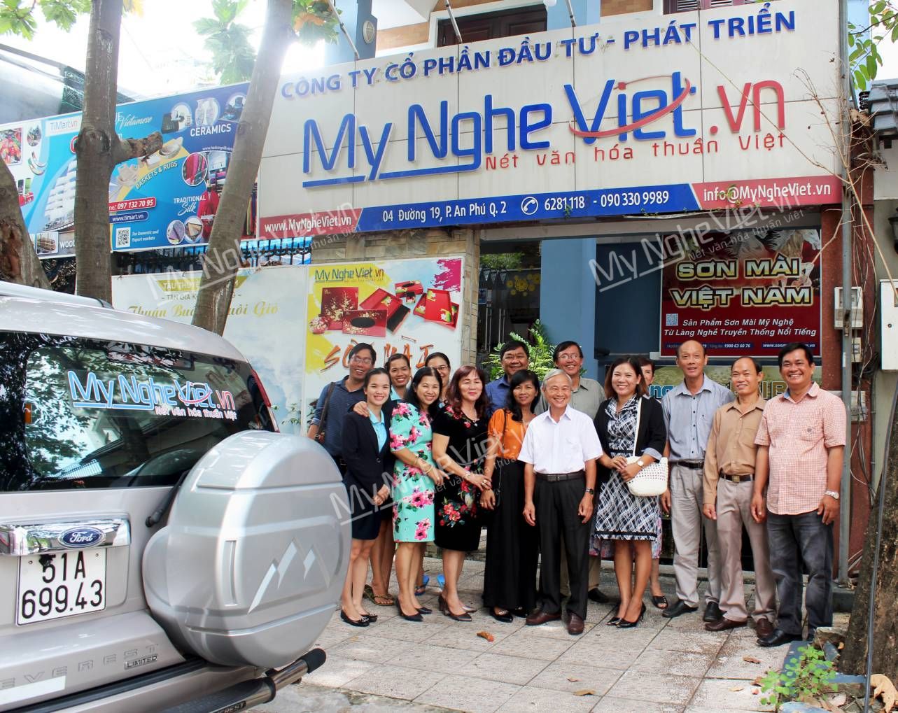 Cuộc họp thường niên của ban điều hành Hiệp hội sơn mài tại Mỹ Nghệ Việt