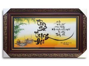 Tranh thư pháp chữ "Tôn Sư Trọng Đạo"