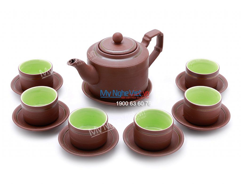 bộ tách trà gốm Bát Tràng