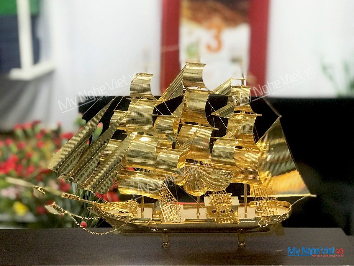 10 mẫu thuyền buồm mạ vàng 24k  Phúc Tường Gold