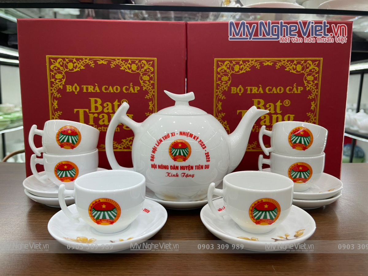 Bộ Ấm trà in logo - Bình trà