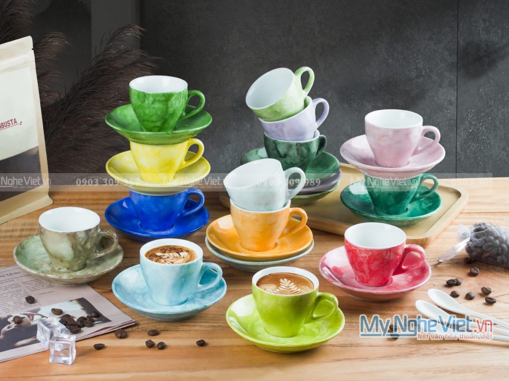 Ly sứ kiểu Espresso - Mỹ Nghệ Việt