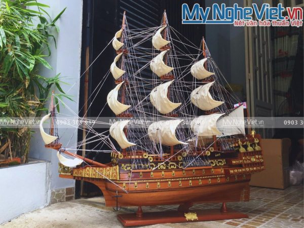 Mô Hình Tàu Thuyền Chiến Cổ Sovereign Of The Seas 1m2 MNV-TB14/1m2