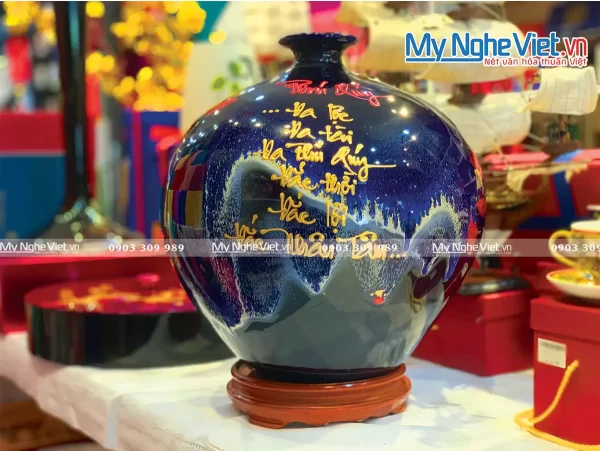 Quà Tân Gia – Bình thu Tài hút Lộc Phú Quý