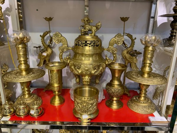 Bộ Ngũ Sự Vàng Đậm Chạm Rồng (11 món)